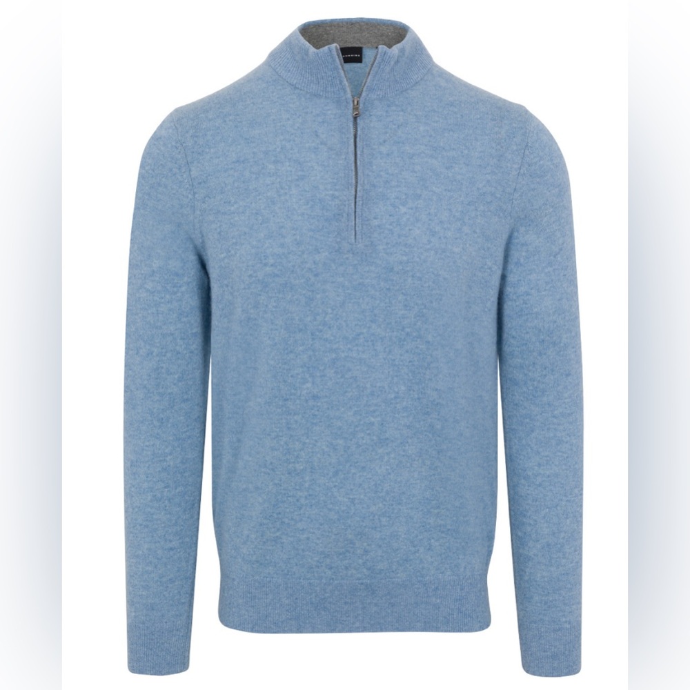 Dunnning 100% Cashmere Men's Zip-Up Sweater